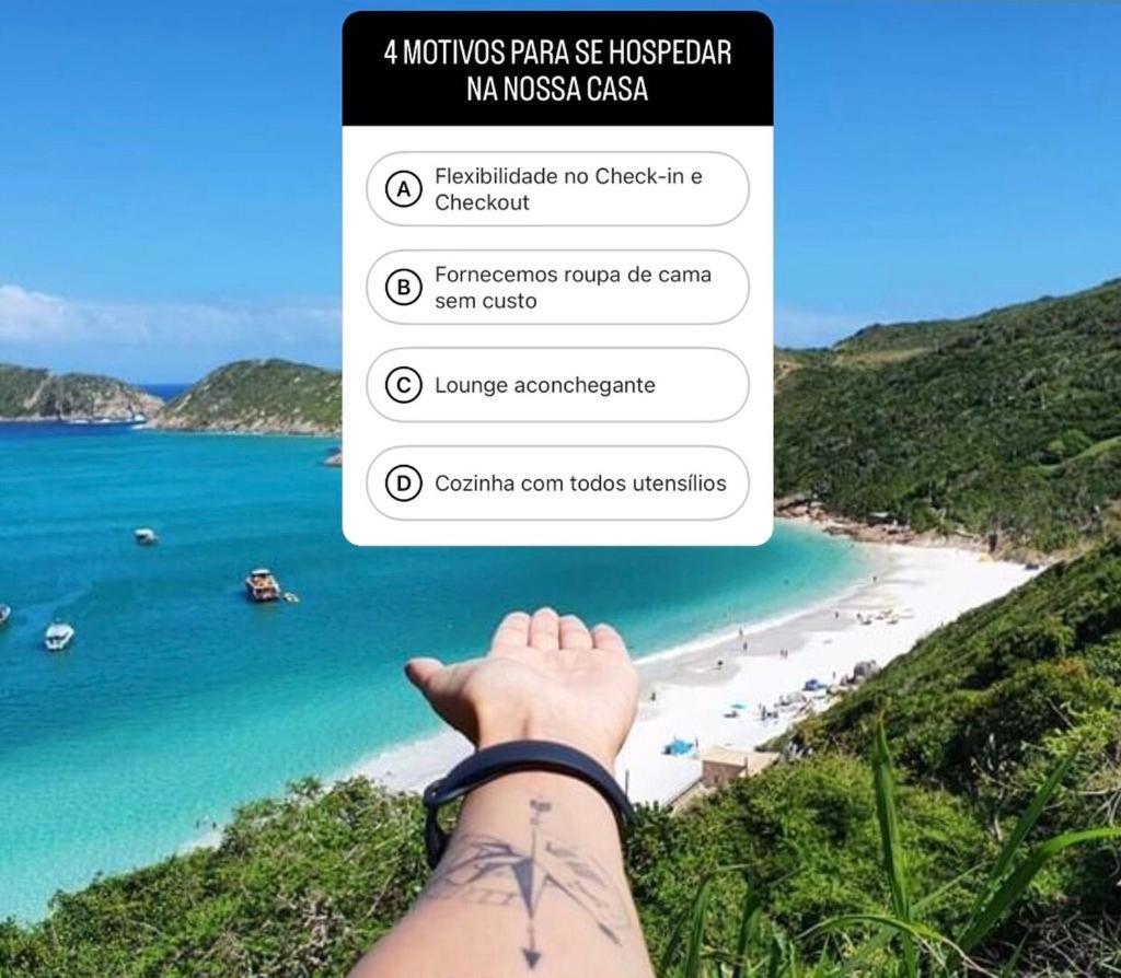 Nossa Casa Hostel & Suite Араял до Кабо Екстериор снимка
